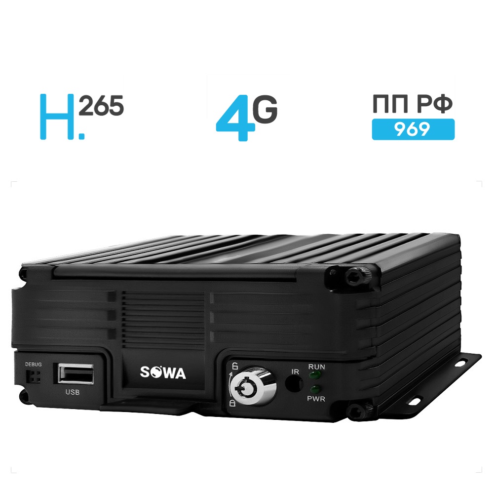 Видеорегистратор Sowa MVR 308GW4G2L