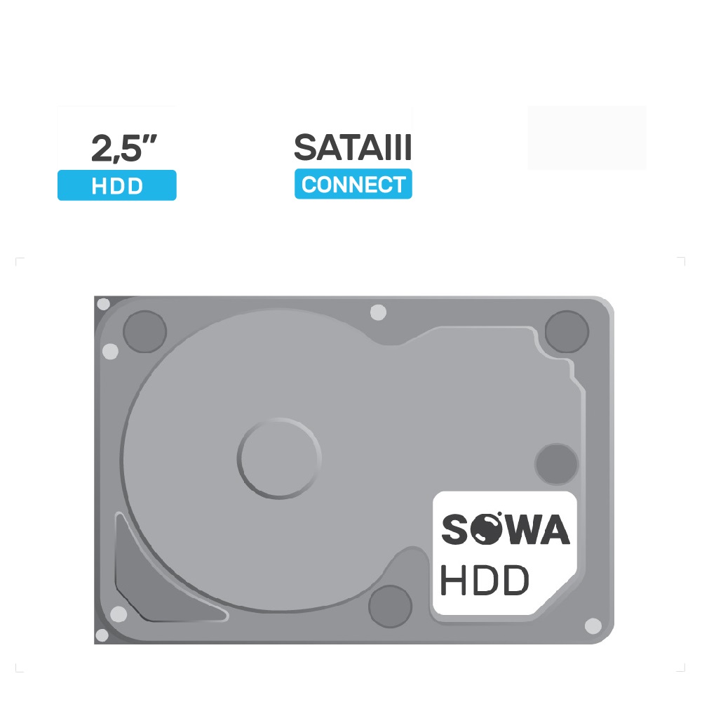 Накопитель данных Sowa HDD 2.5" 1Tb