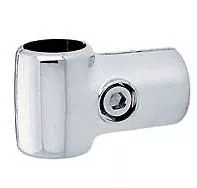 Соединитель (перпендик.2-х труб) усил.хром Ф32 РОСТЕВРОСТРОЙ